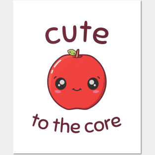 Cute To The Core Apple Posters and Art